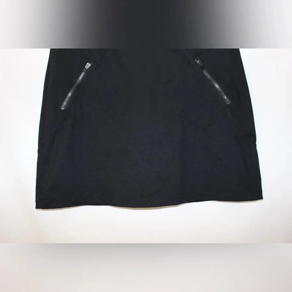 Athleta Trailside Black Tennis Activewear Casual Golf Skort Size Medium Tall - Picture 2 of 14